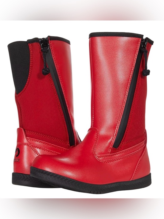 Billy Other - Billy BK21323-600 Kids Red
Black Zipper Water Resistant Cozy
Rain Boots Sz 11M